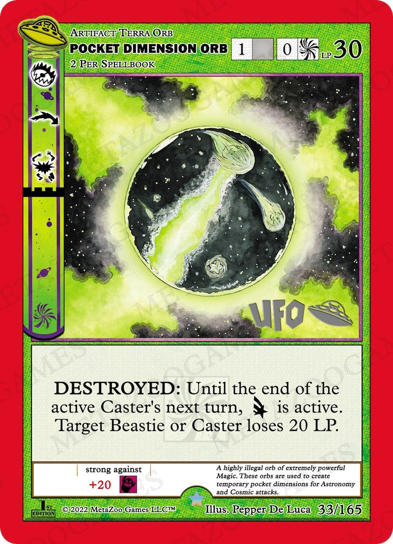 Image for Pocket Dimension Orb (UFO: First Edition Spoiler Pack) (033/165) - MetaZoo