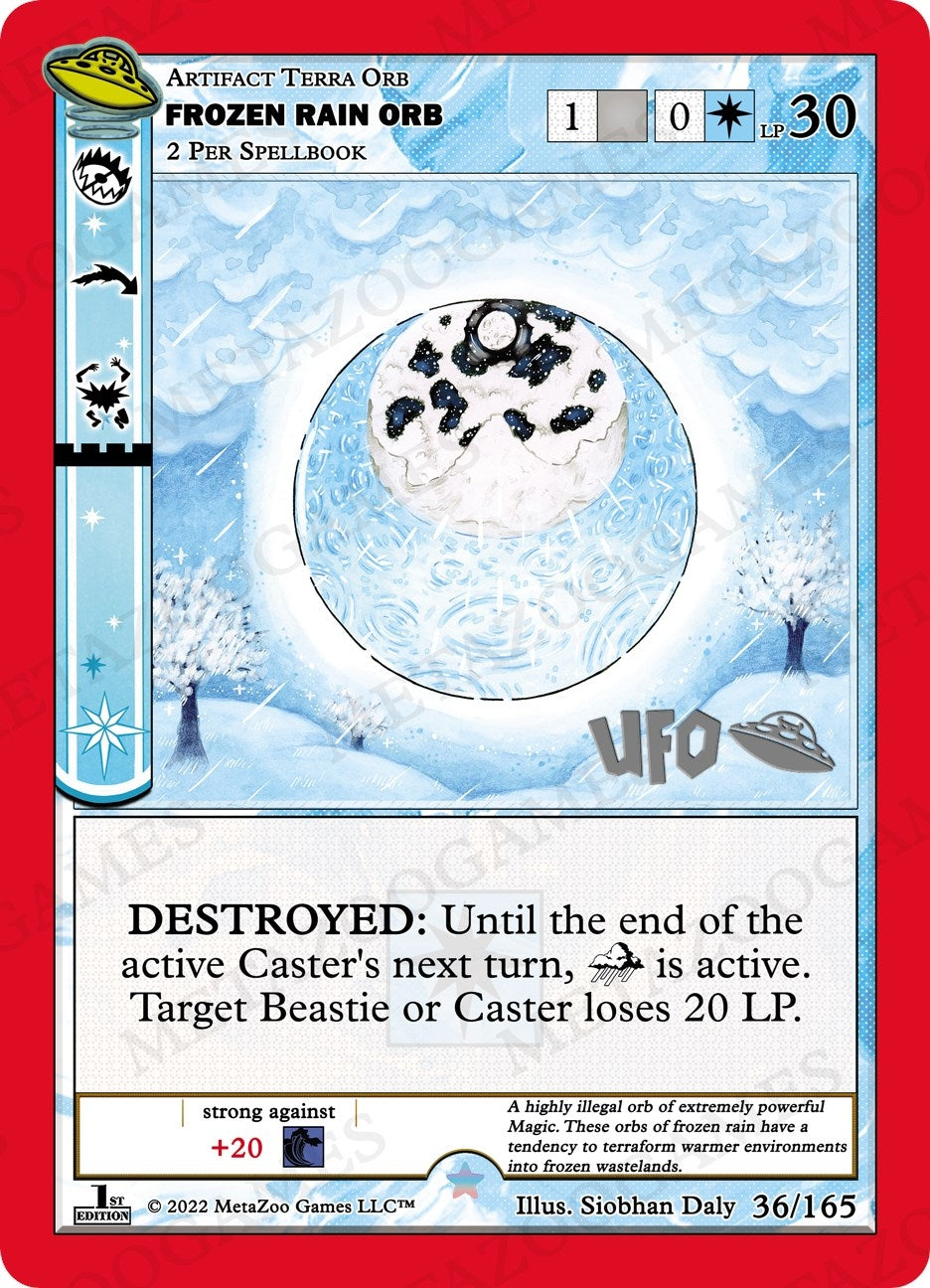 Image for Frozen Rain Orb (UFO: First Edition Spoiler Pack) (036/165) - MetaZoo