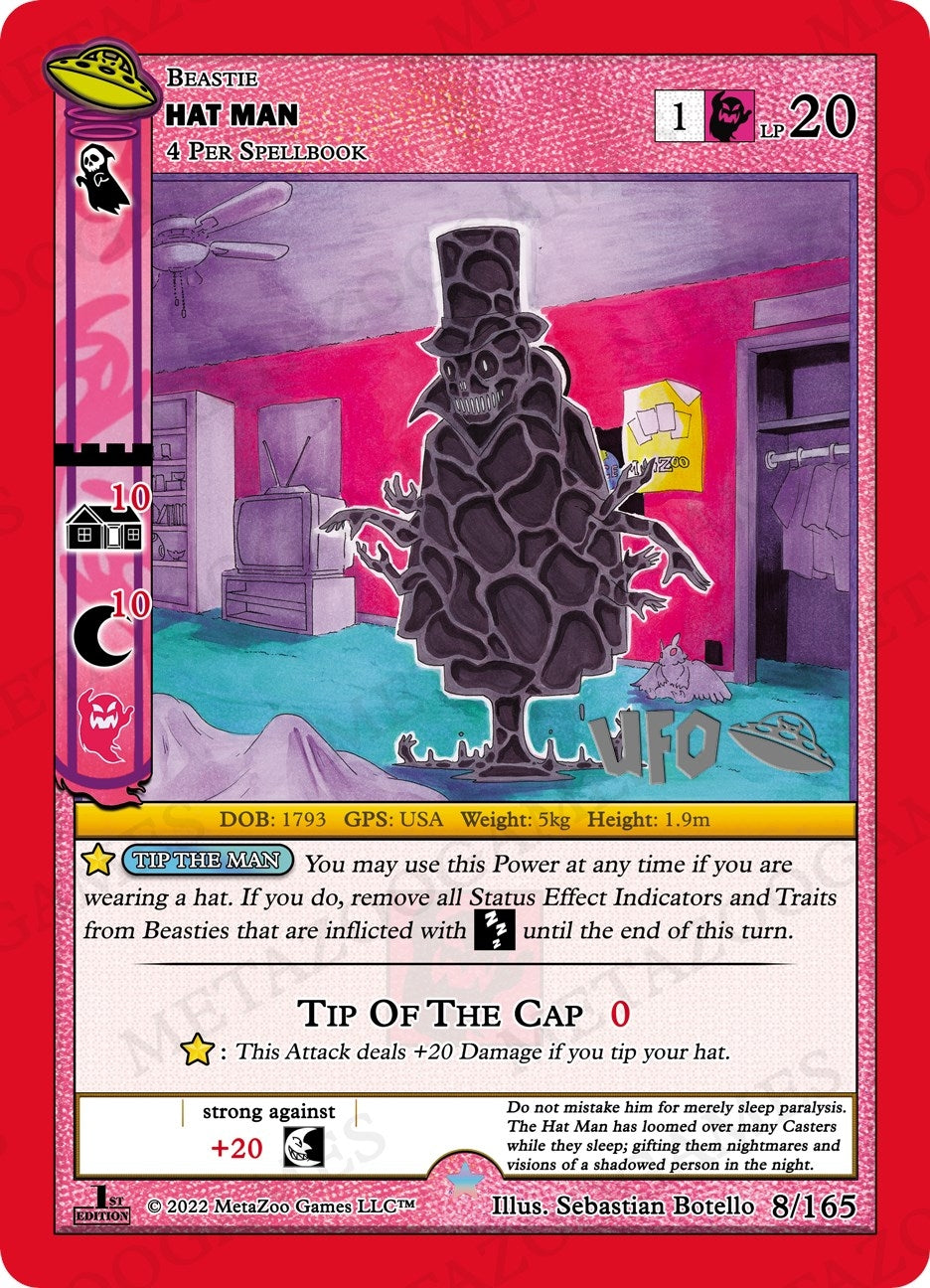 Image for Hat Man (UFO: First Edition Spoiler Pack) (008/165) - MetaZoo