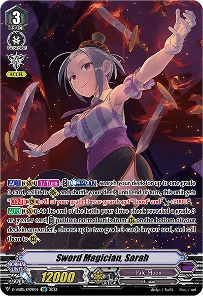 Image for Sword Magician, Sarah (SP) (D-VS05: V Clan Collection Vol.5) (D-VS05/SP09EN) - Cardfight Vanguard