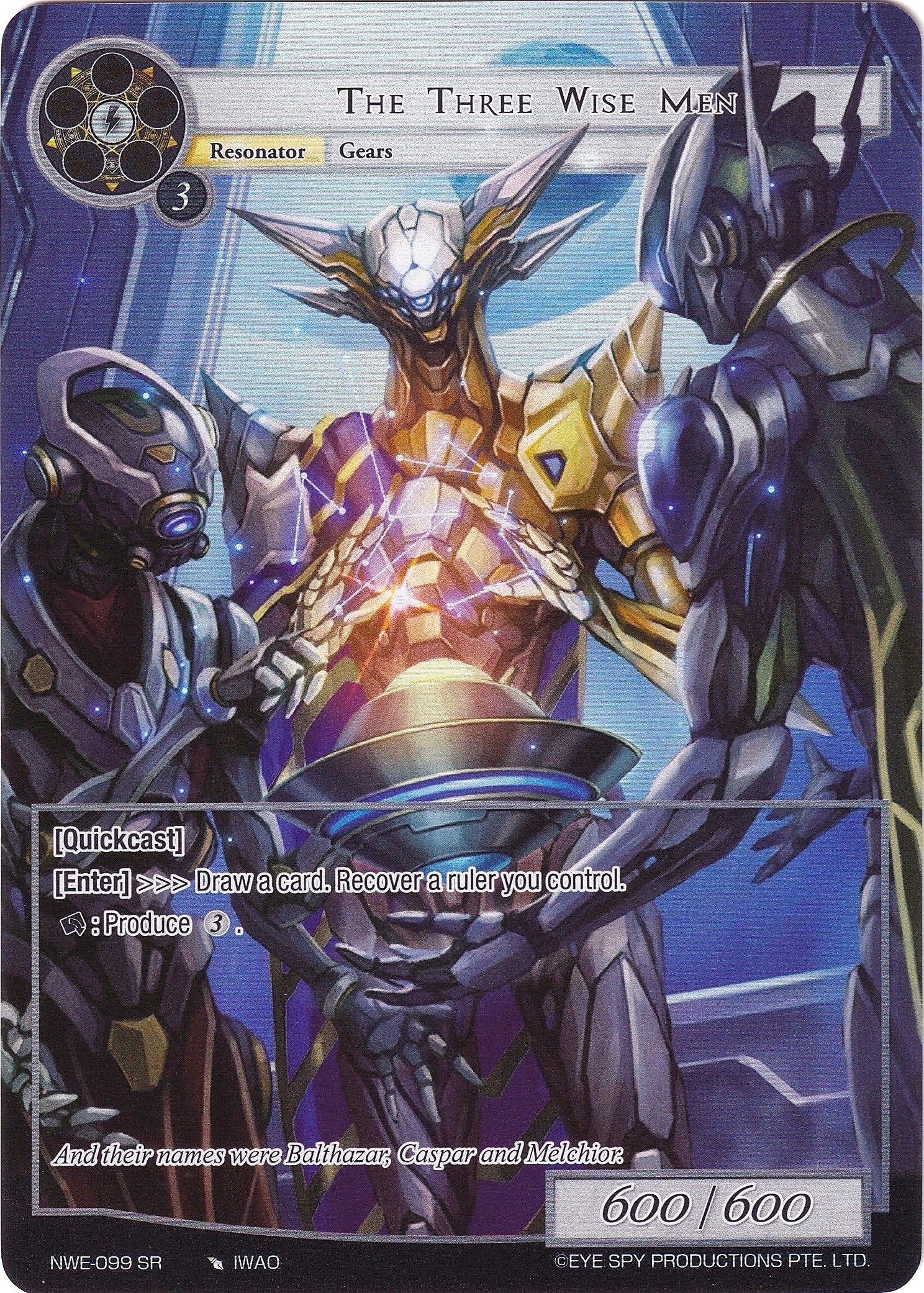 Image for The Three Wise Men (Full Art) (A New World Emerges) (NWE-099 SR) - Force of Will