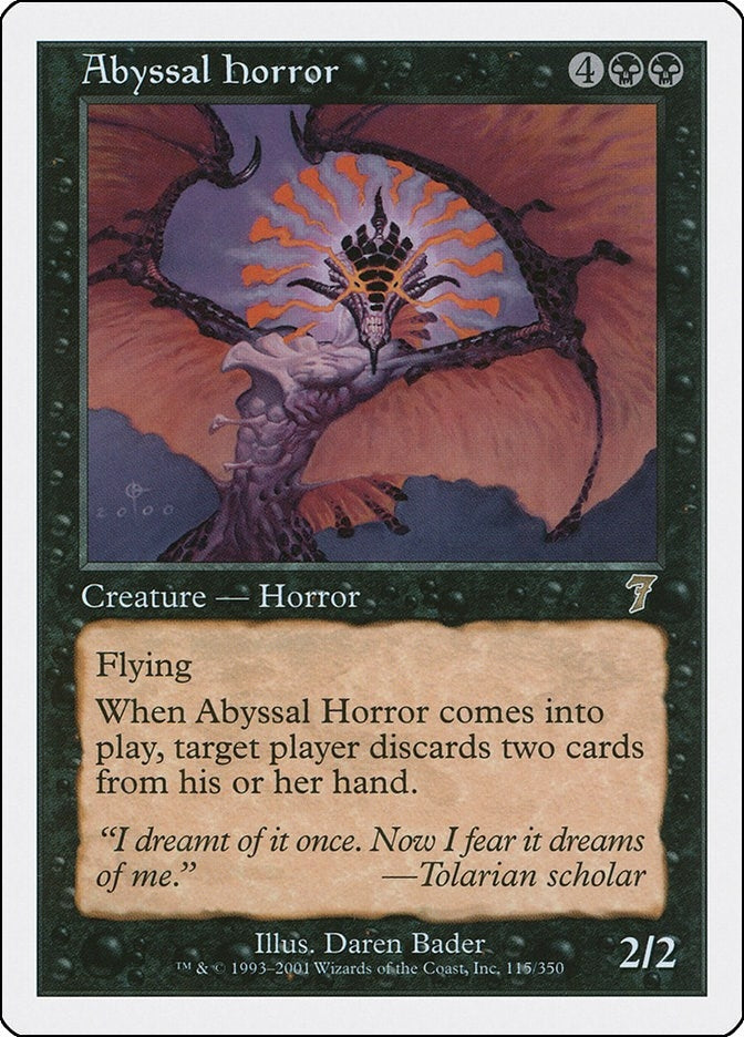 Image for Abyssal Horror (7th Edition) (115) - Magic: The Gathering