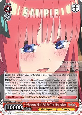 Image for Someone Who'll Fall For You, Nino Nakano (The Quintessential Quintuplets 2) (5HY/W90-E059 R) - Weiss Schwarz