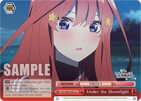 Image for Under the Moonlight (The Quintessential Quintuplets 2) (5HY/W90-E081 CC) - Weiss Schwarz