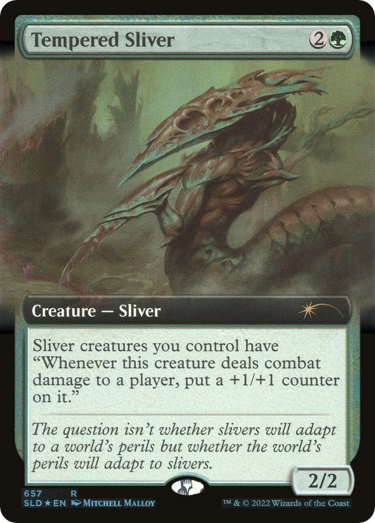 Image for Tempered Sliver (Extended Art) (Secret Lair Drop Series) (657) - Magic: The Gathering