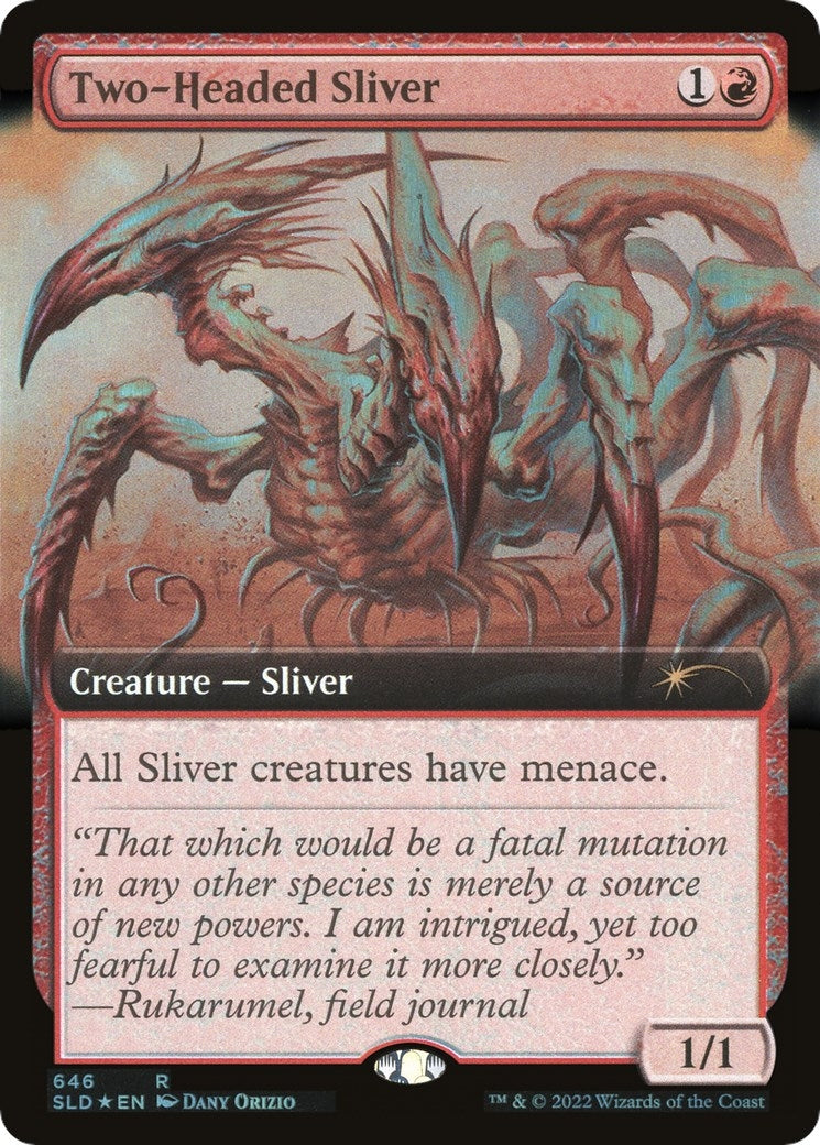 Image for Two-Headed Sliver (Extended Art) (Secret Lair Drop Series) (646) - Magic: The Gathering