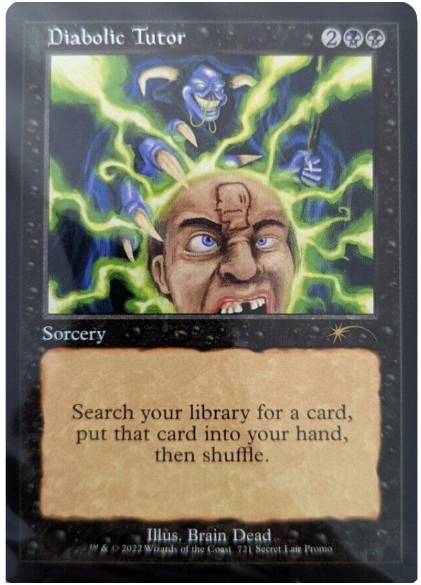 Image for Diabolic Tutor (721) (Secret Lair Drop Series) (721) - Magic: The Gathering