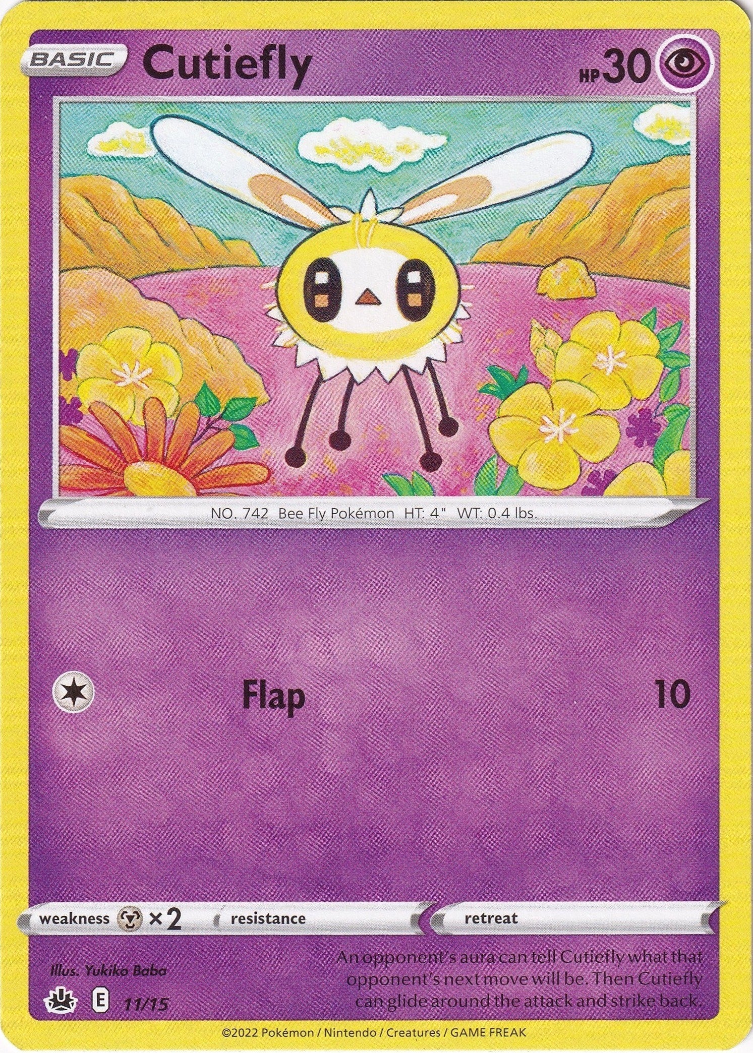 Image for Cutiefly (McDonald's Promos 2022) (011/015) - Pokemon