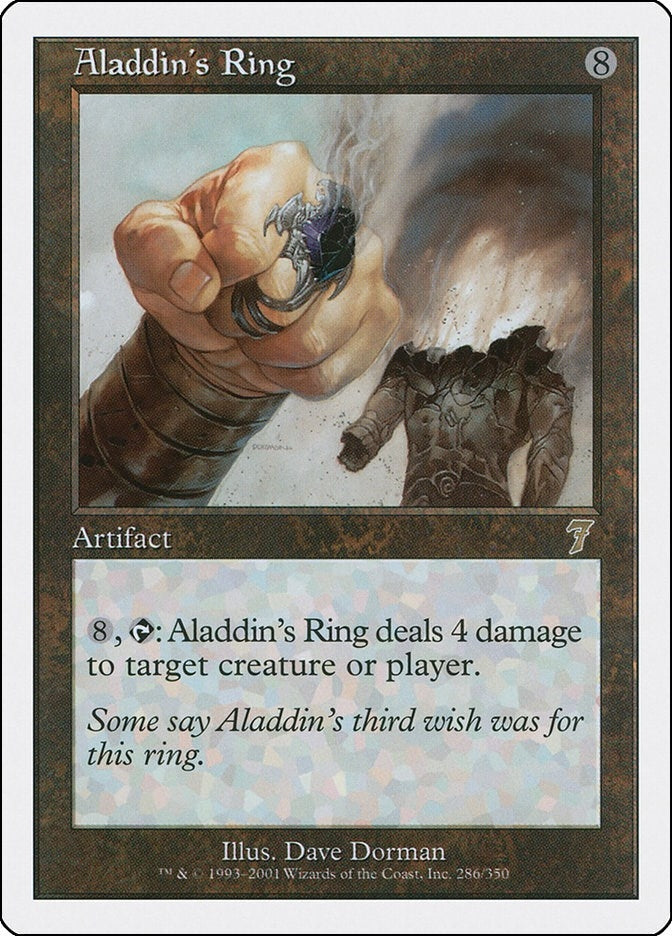 Image for Aladdin's Ring (7th Edition) (286) - Magic: The Gathering