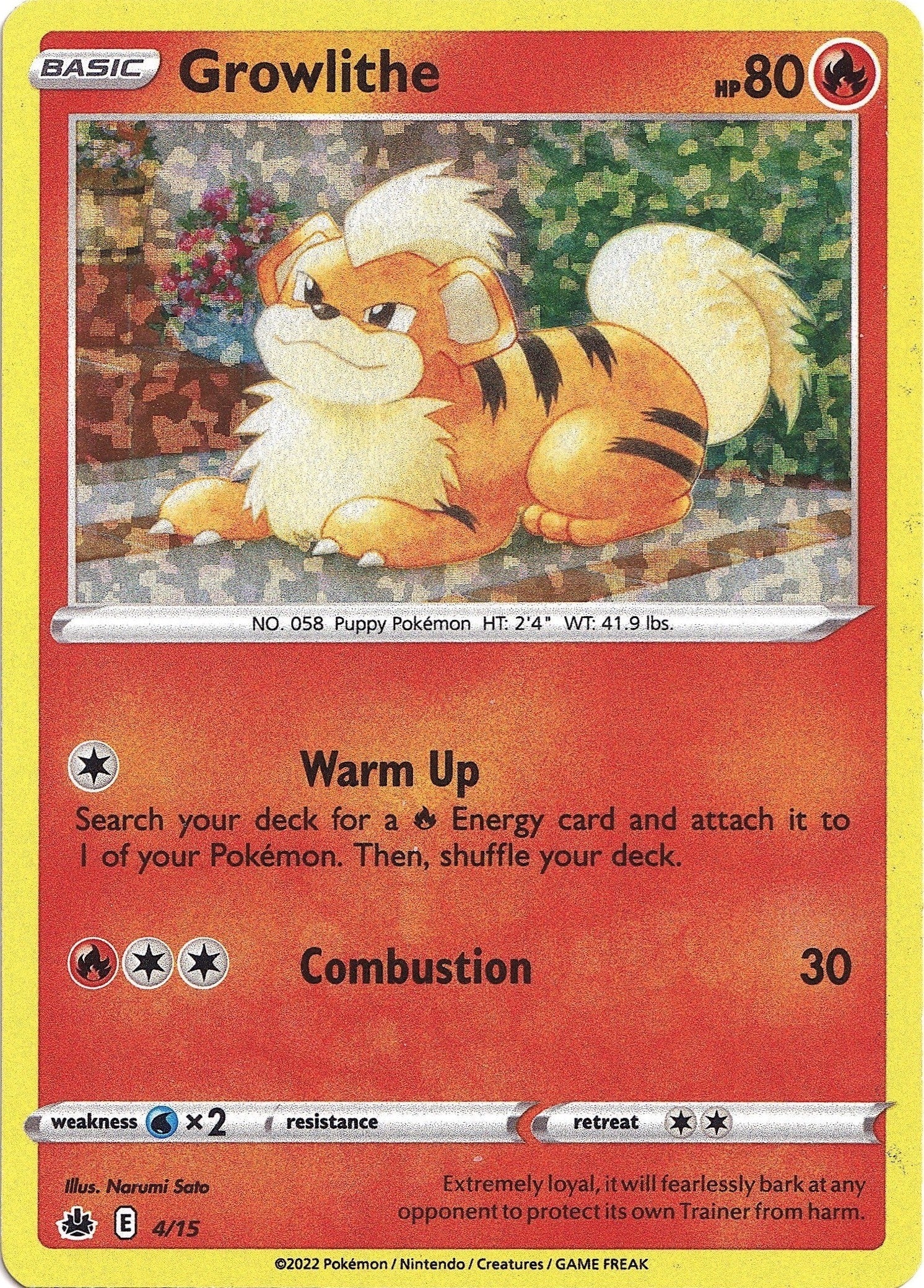 Image for Growlithe (McDonald's Promos 2022) (004/015) - Pokemon