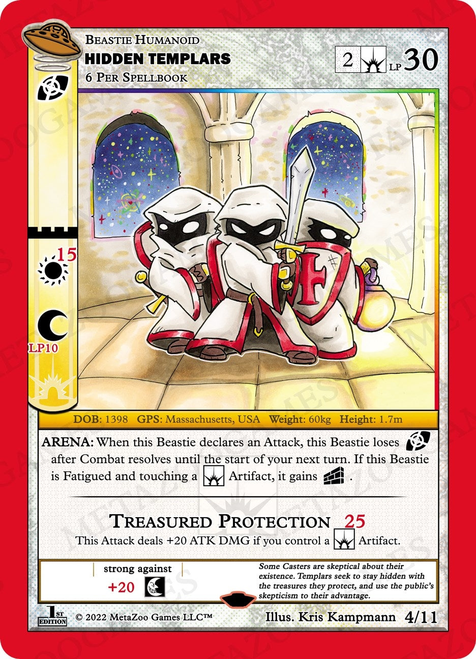 Image for Hidden Templars (UFO: First Edition Release Event Deck) (4/11) - MetaZoo