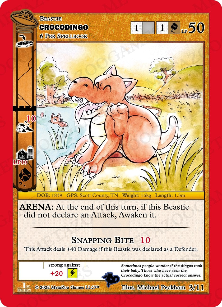Image for Crocodingo (UFO: First Edition Release Event Deck) (3/11) - MetaZoo