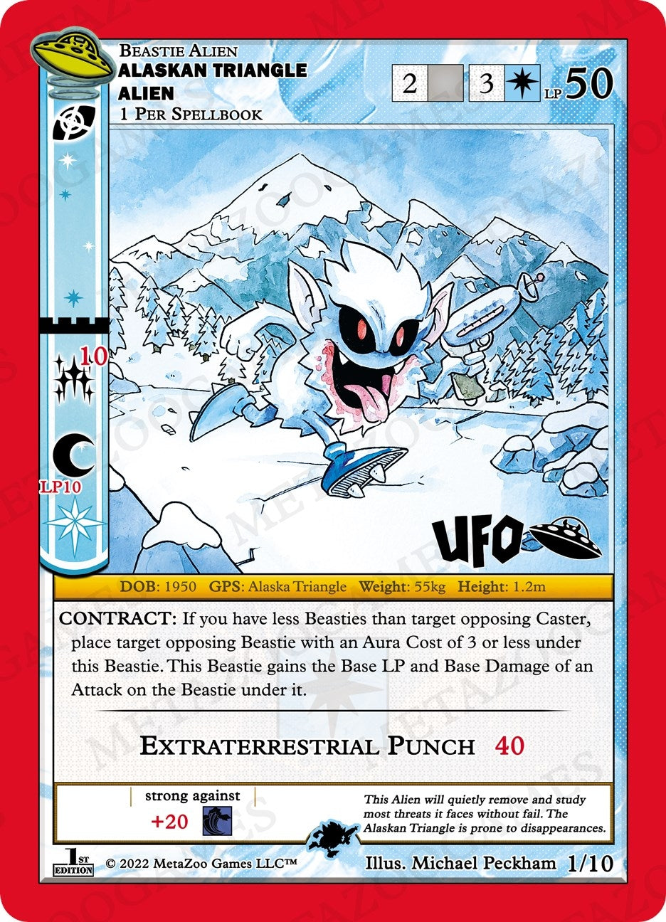 Image for Alaskan Triangle Alien (UFO: First Edition Release Event Deck) (1/10) - MetaZoo