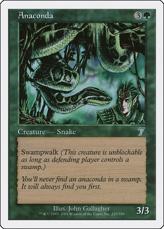 Image for Anaconda (7th Edition) (229) - Magic: The Gathering