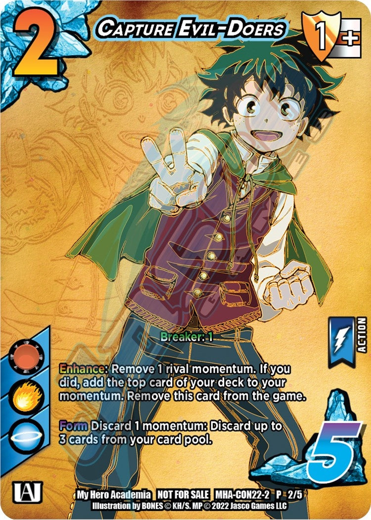 Image for Capture Evil-Doers (Gen Con 2022) (UniVersus: My Hero Academia Promo Cards) (MHA-CON22-2 2/5) - UniVersus