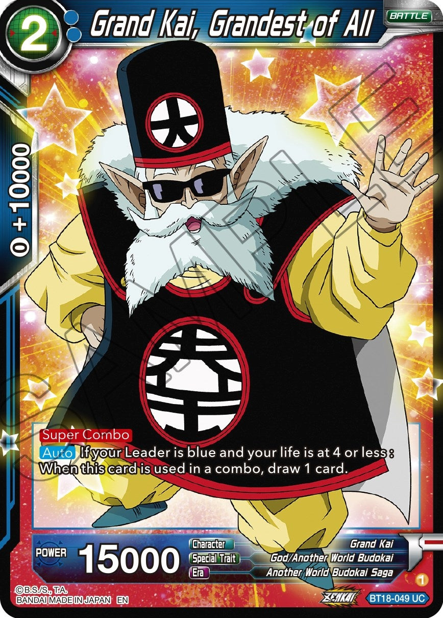 Image for Grand Kai, Grandest of All (Dawn of the Z-Legends) (BT18-049) - Dragon Ball Super: Masters