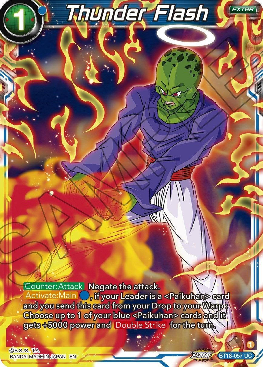 Image for Thunder Flash (Dawn of the Z-Legends) (BT18-057) - Dragon Ball Super: Masters