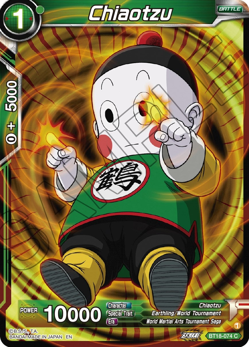 Image for Chiaotzu (Dawn of the Z-Legends) (BT18-074) - Dragon Ball Super: Masters