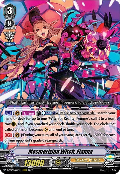 Image for Mesmerizing Witch, Fianna (D-VS06: V Clan Collection Vol.6) (D-VS06/011EN) - Cardfight Vanguard