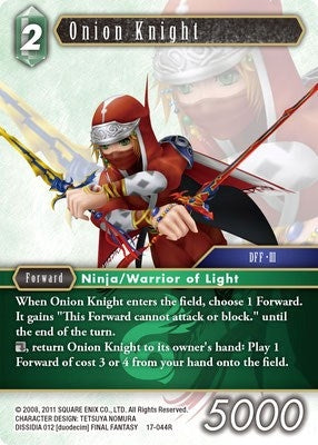 Image for Onion Knight (Rebellion's Call) (17-044R) - Final Fantasy TCG