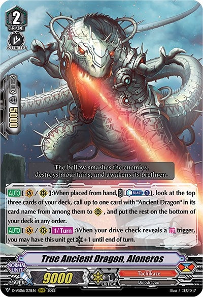 Image for True Ancient Dragon, Aloneros (D-VS06: V Clan Collection Vol.6) (D-VS06/031EN) - Cardfight Vanguard