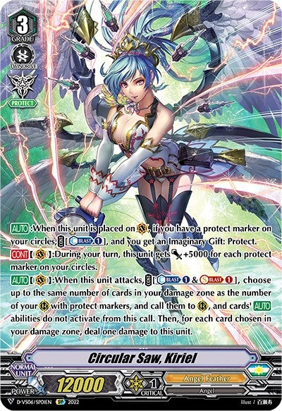 Image for Circular Saw, Kiriel (SP) (D-VS06: V Clan Collection Vol.6) (D-VS06/SP01EN) - Cardfight Vanguard