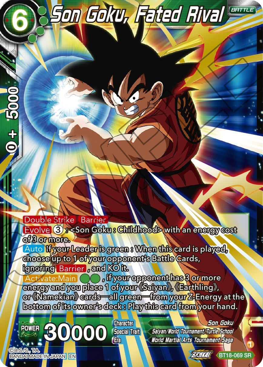 Image for Son Goku, Fated Rival (Dawn of the Z-Legends) (BT18-069) - Dragon Ball Super: Masters