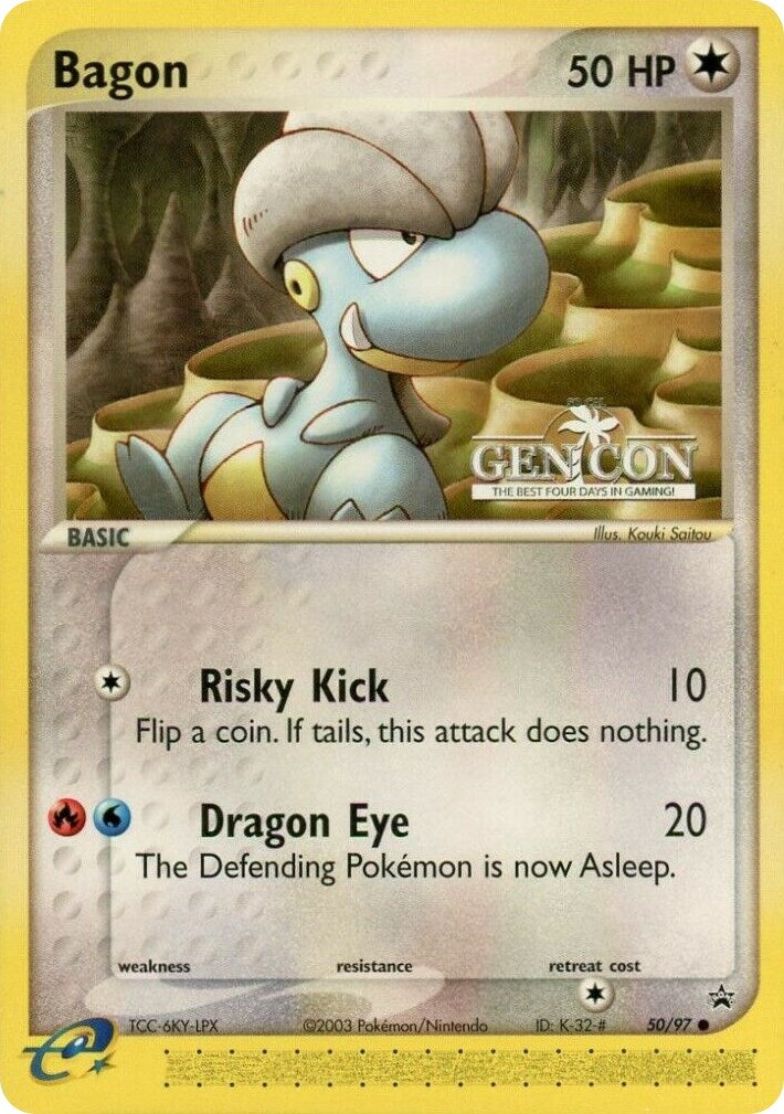 Image for Bagon - 50/97 (Gen Con 2004 Promo) (Nintendo Promos) (50/97) - Pokemon