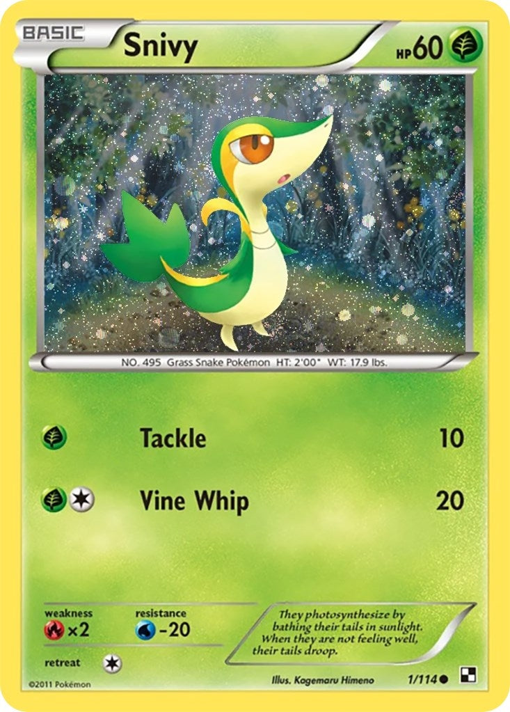 Image for Snivy - 1/114 (Cosmos Holo) (Miscellaneous Cards & Products) (001/114) - Pokemon