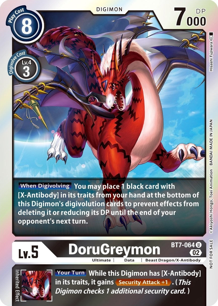 Image for DoruGreymon (Official Tournament Pack Vol. 6) (BT07) (BT7-064 U) - Digimon Card Game