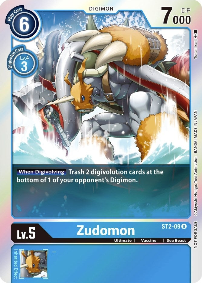 Image for Zudomon (Official Tournament Pack Vol. 6) (ST-2) (ST2-09 U) - Digimon Card Game