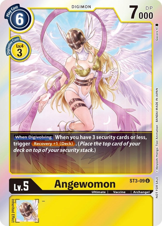 Image for Angewomon (Official Tournament Pack Vol. 6) (ST-3) (ST3-09 U) - Digimon Card Game