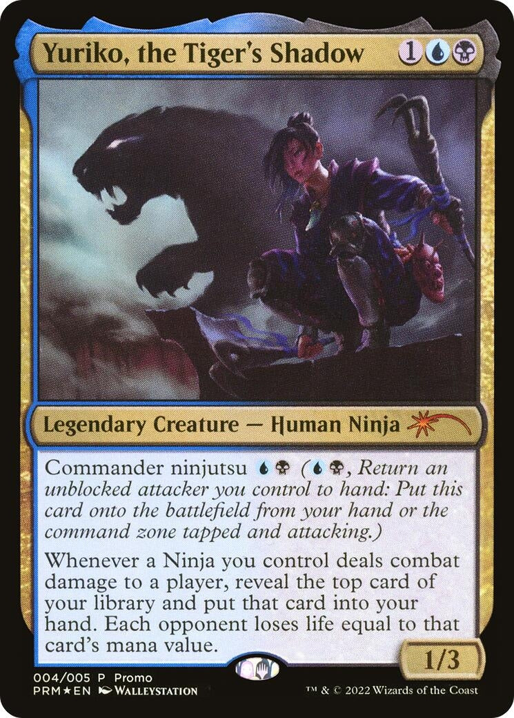 Image for Yuriko, the Tiger's Shadow (Unique and Miscellaneous Promos) (4) - Magic: The Gathering