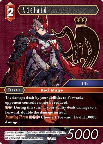 Image for Adelard (Rebellion's Call) (17-001H) - Final Fantasy TCG