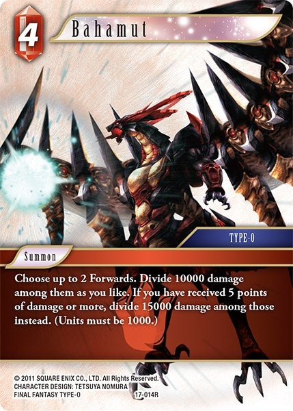 Image for Bahamut (Rebellion's Call) (17-014R) - Final Fantasy TCG