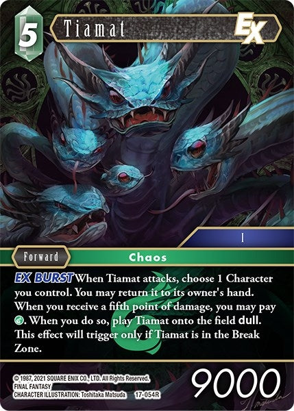 Image for Tiamat EX (Rebellion's Call) (17-054R) - Final Fantasy TCG