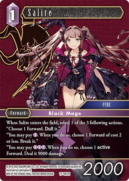 Image for Salire (Rebellion's Call) (17-097H) - Final Fantasy TCG