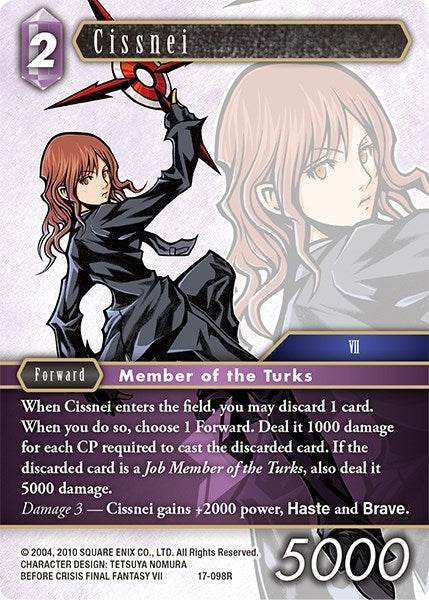 Image for Cissnei (Rebellion's Call) (17-098R) - Final Fantasy TCG
