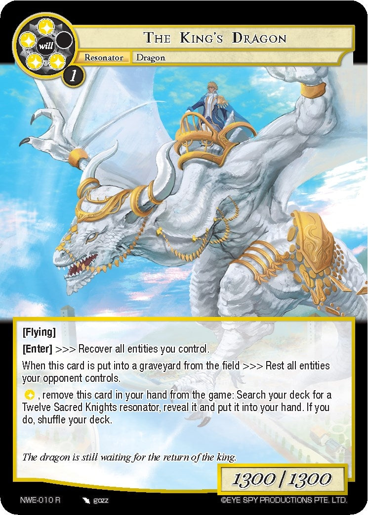 Image for The King's Dragon (A New World Emerges) (NWE-010 R) - Force of Will