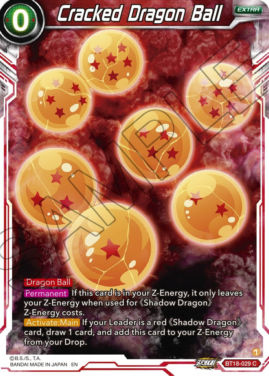 Image for Cracked Dragon Ball (Dawn of the Z-Legends) (BT18-029) - Dragon Ball Super: Masters