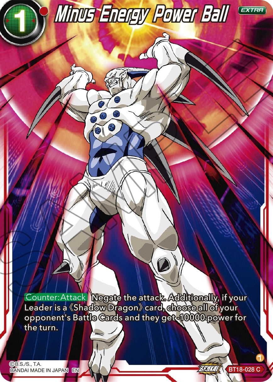 Image for Minus Energy Power Ball (Dawn of the Z-Legends) (BT18-028) - Dragon Ball Super: Masters