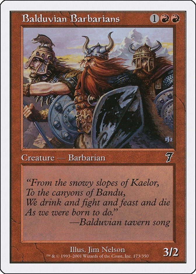 Image for Balduvian Barbarians (7th Edition) (173) - Magic: The Gathering