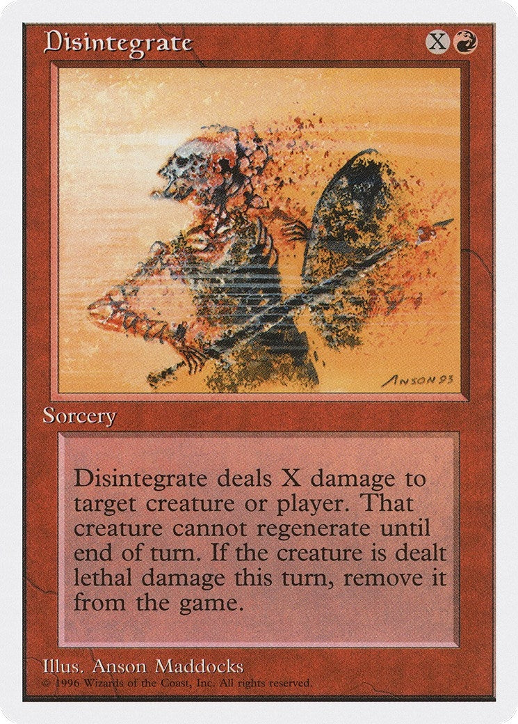 Image for Disintegrate (Introductory Two-Player Set) - Magic: The Gathering
