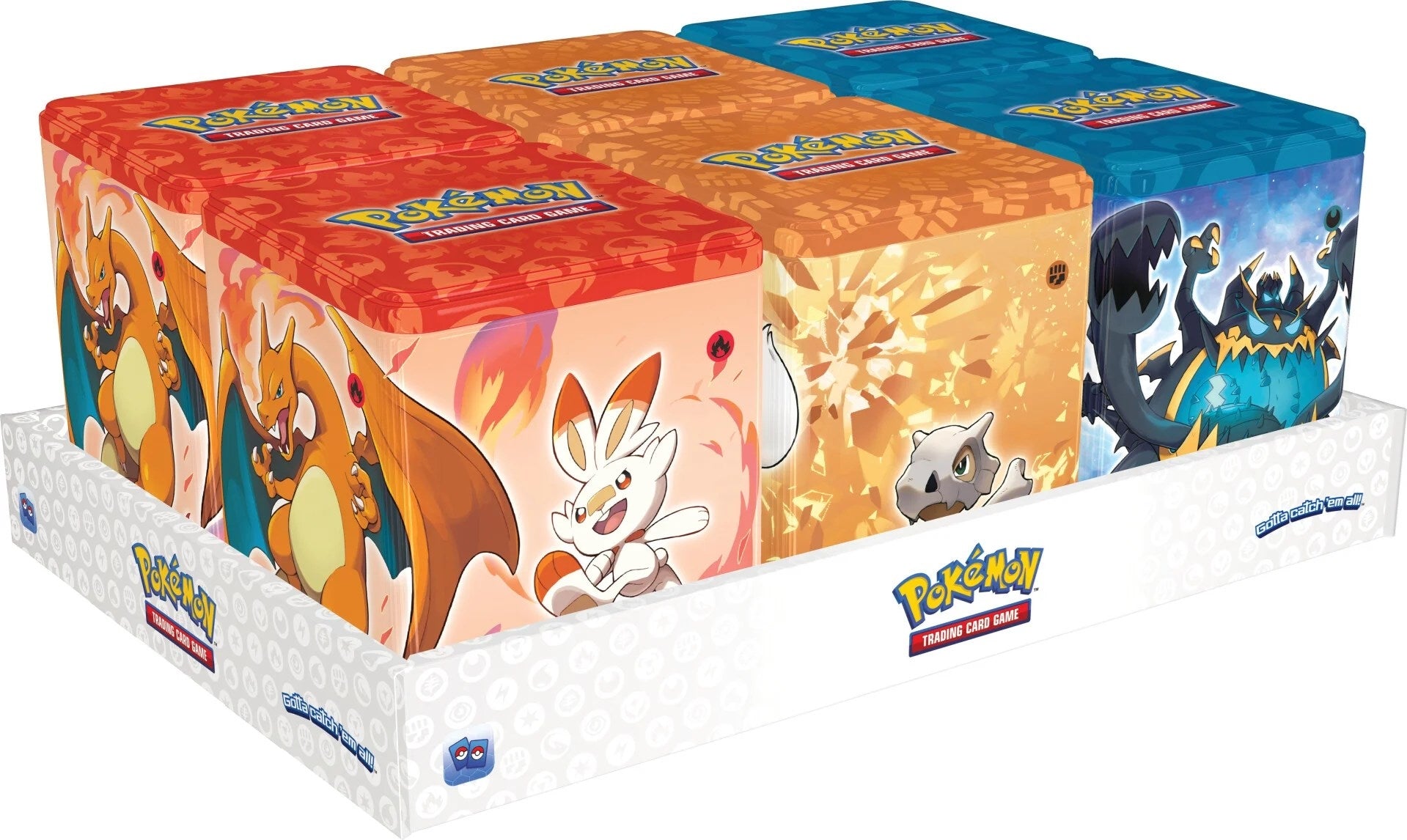 Image for Pokemon Stacking Tins: Fighting-Fire-Darkness Display - Pokemon