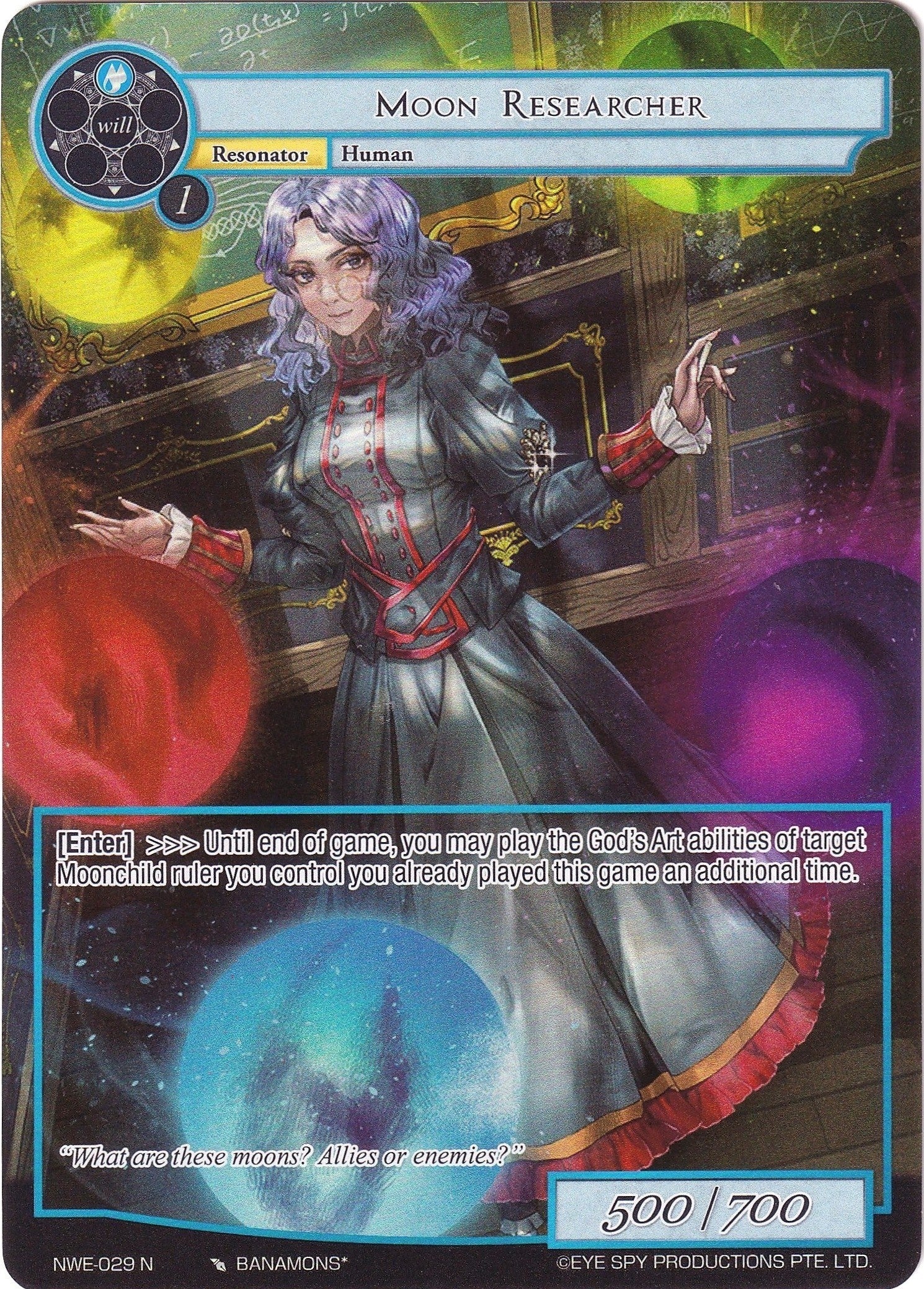 Image for Moon Researcher (Full Art) (A New World Emerges) (NWE-029 N) - Force of Will