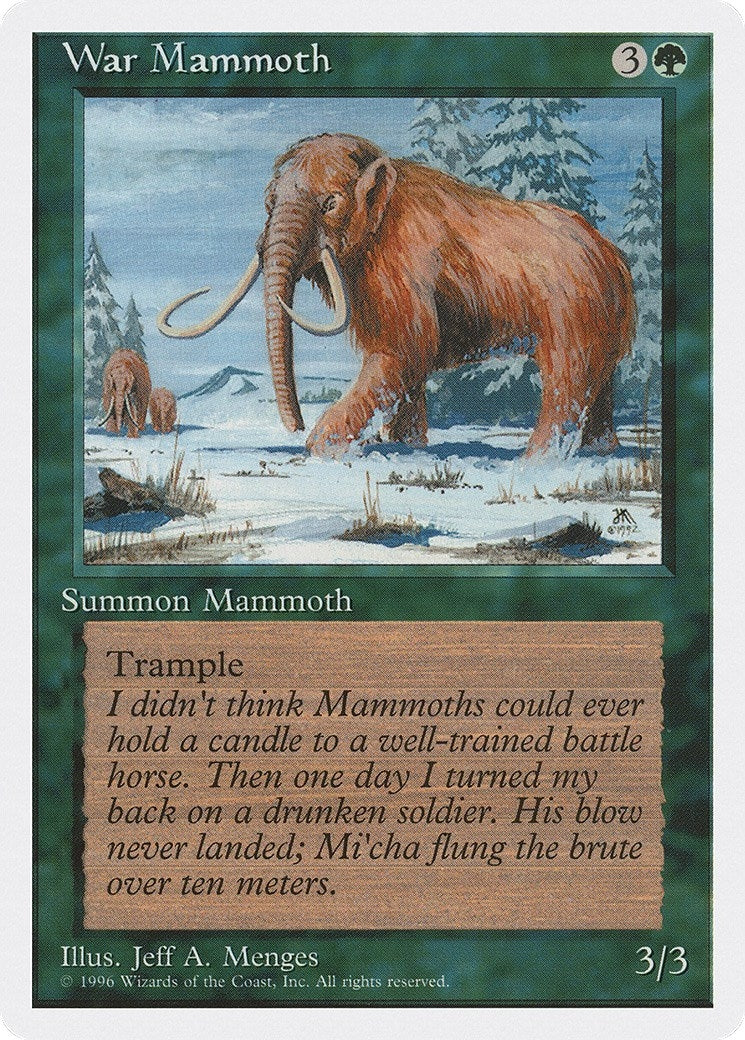 Image for War Mammoth (Introductory Two-Player Set) - Magic: The Gathering
