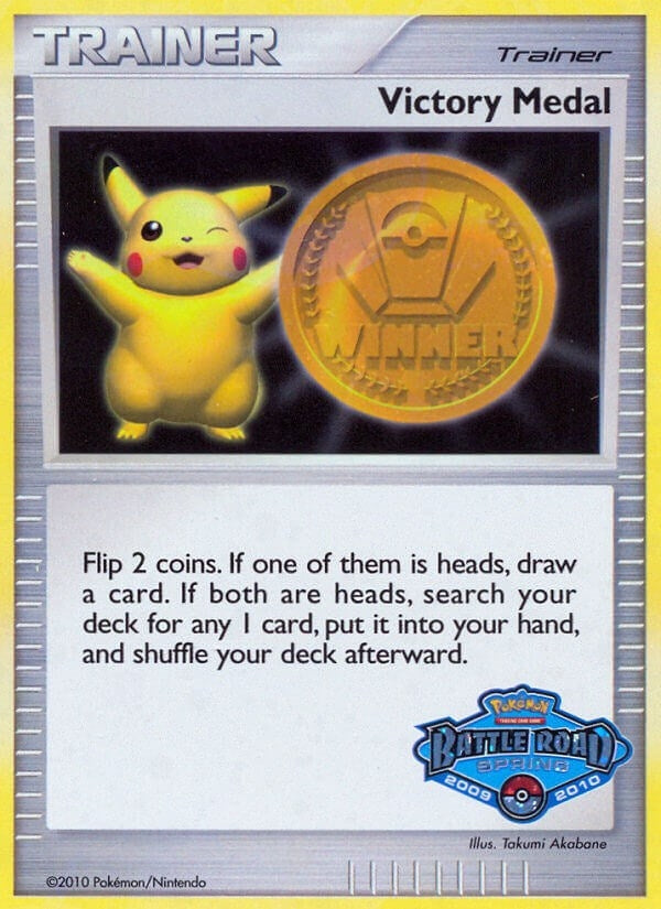Image for Victory Medal - 2009-2010 (Battle Road Spring) (League & Championship Cards) - Pokemon