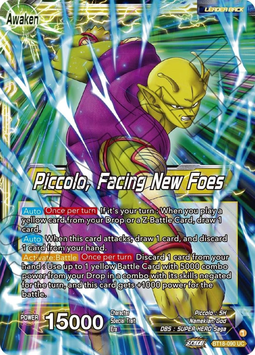 Image for Piccolo // Piccolo, Facing New Foes (Promotion Cards) (BT18-090) - Dragon Ball Super: Masters