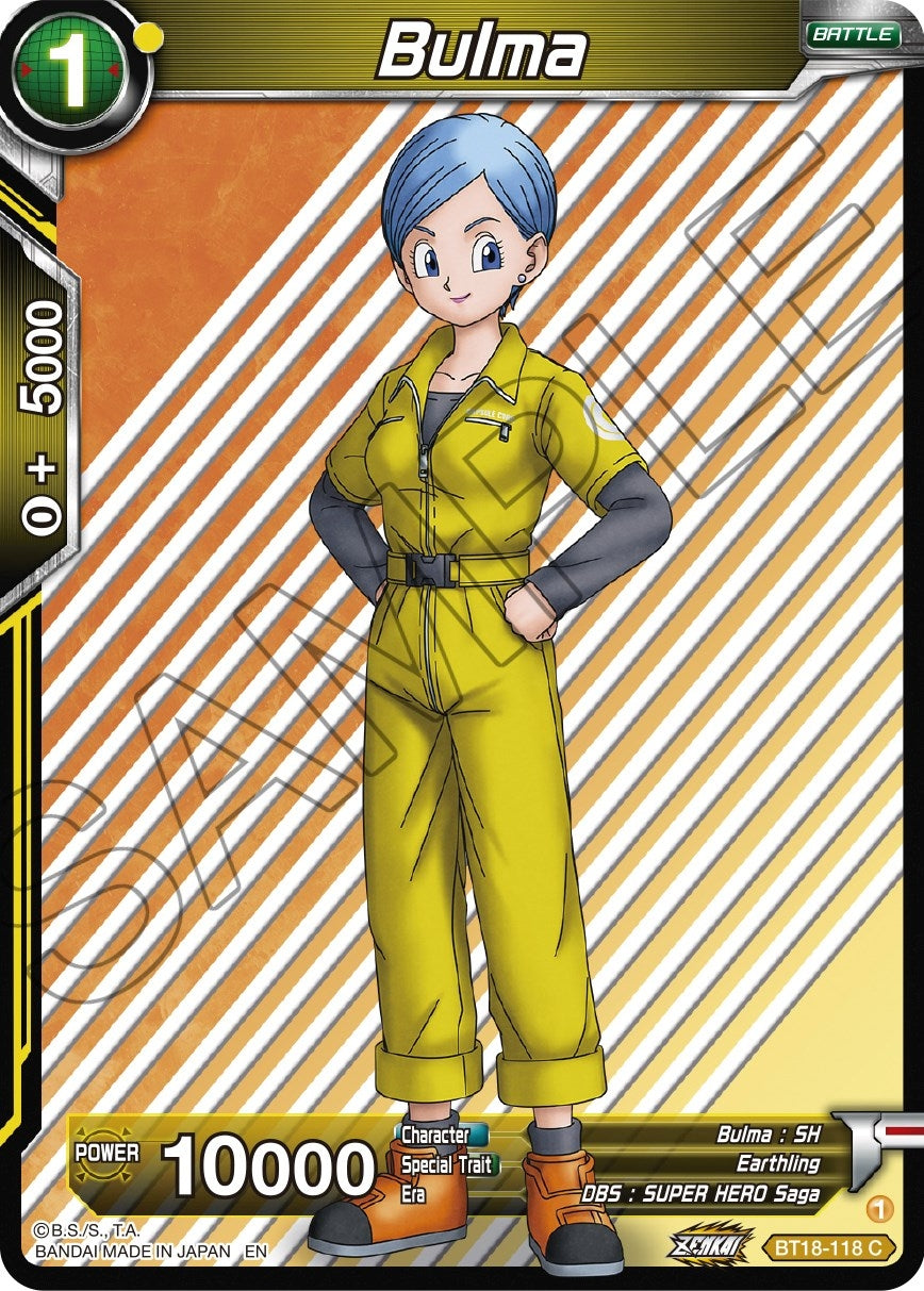 Image for Bulma (Dawn of the Z-Legends) (BT18-118) - Dragon Ball Super: Masters