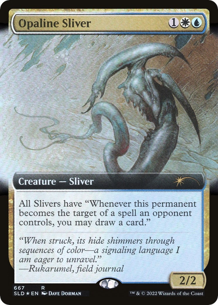 Image for Opaline Sliver (Extended Art) (Secret Lair Drop Series) (667) - Magic: The Gathering